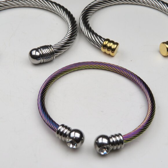 14k Balance energy Bracelet 3 Pieces lot - Picture 2 of 4